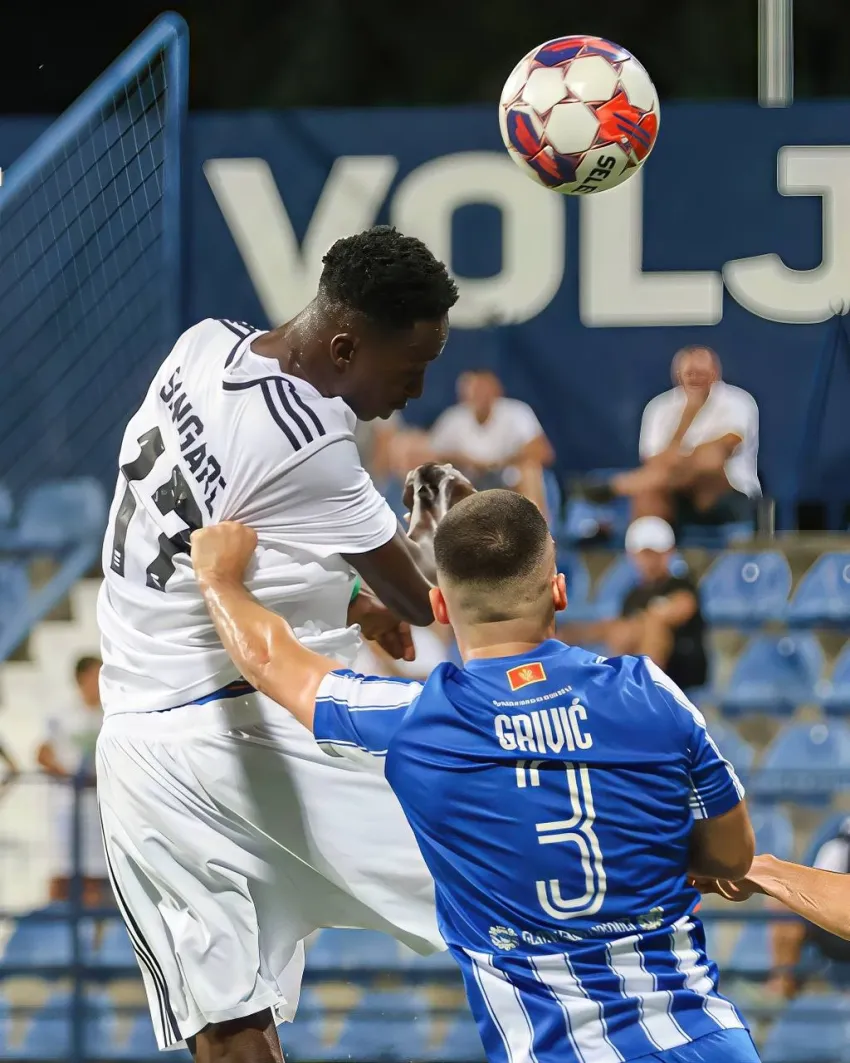 The second leg vs Budućnost
