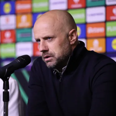 Sandro Perković and Nardin Mulahusejnovic pre-Aberdeen press conference