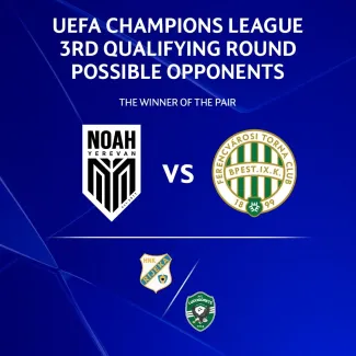 The names of the opponents for the 3rd qualifying round of the CL are known